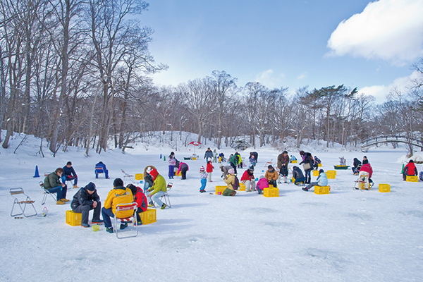 冬戀北國雪上冰釣